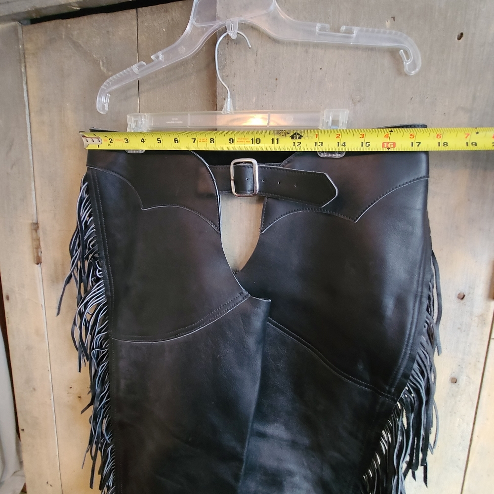 Leather Riding Chaps - Picture 2 of 13
